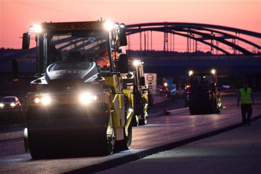 Alemania usa la tecnología más vanguardista de Bomag en su autopista A3